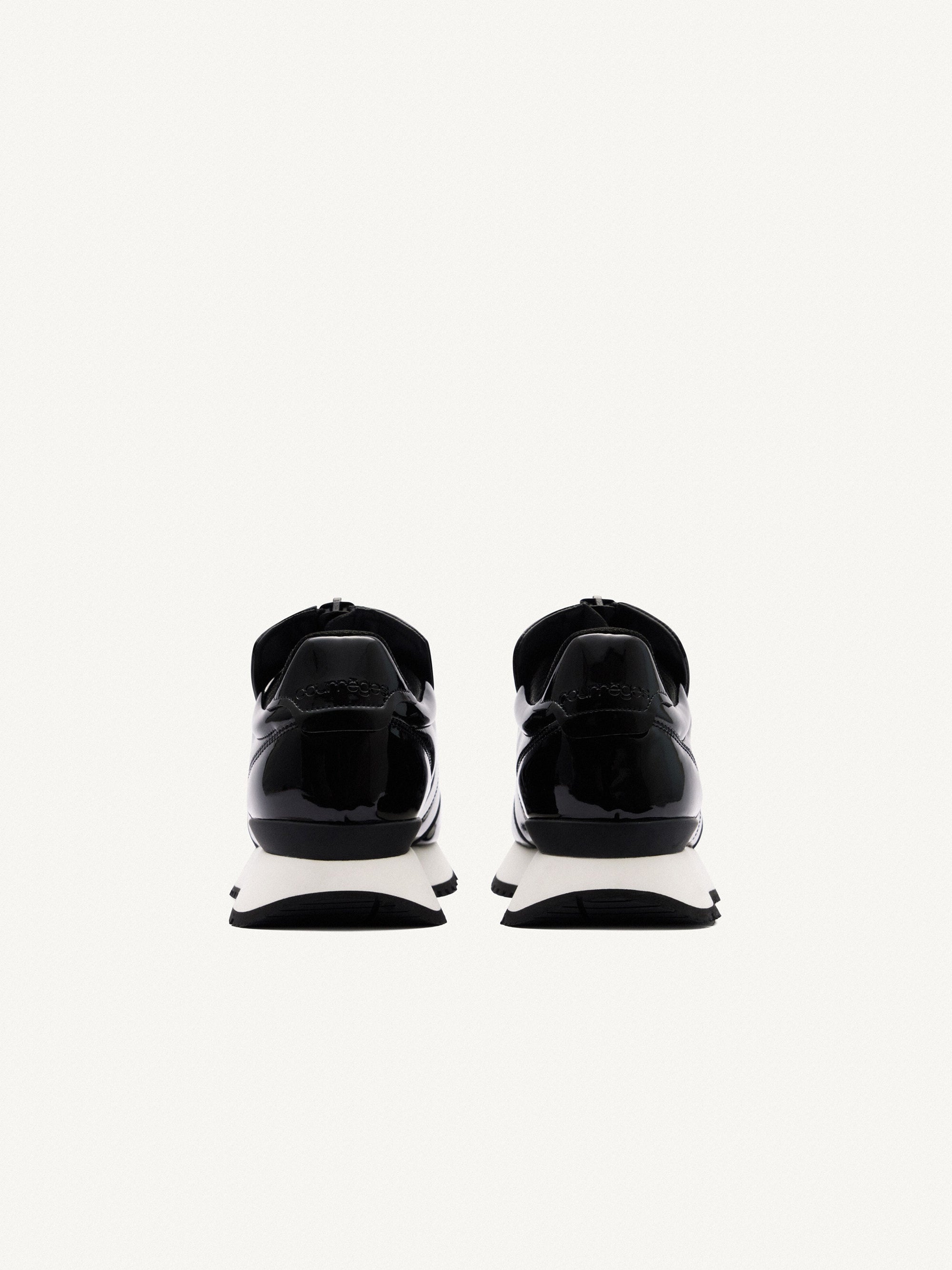 Zipped Sneakers - Black