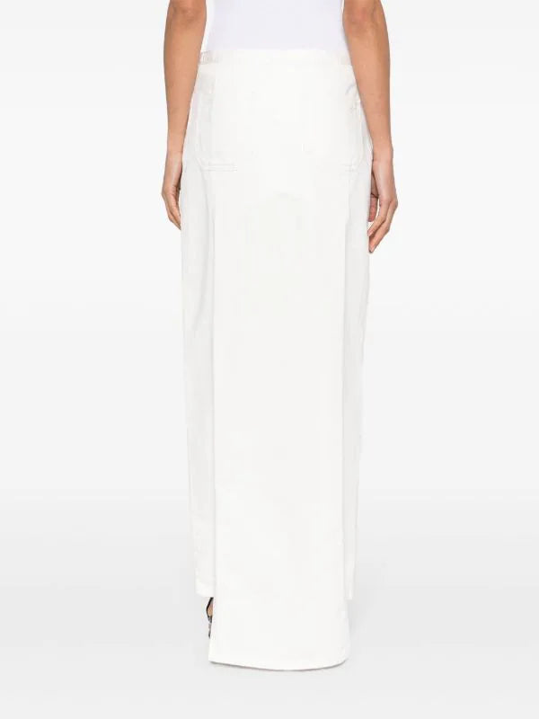 Heritage white denim long Skirt - Heritage White