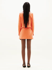 Iconic vinyl reissue mini Skirt - Orange