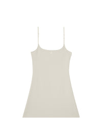 A-line crepe Dress - Heritage White