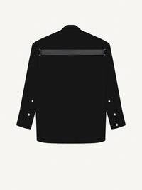Oversized denim Shirt - Black