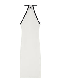 Contrast Maxi Dress - White