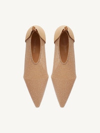 Crystal diving Pumps - Beige