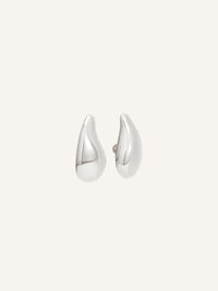 Drop metal Earrings - Silver