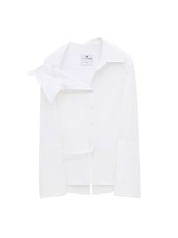 Modular poplin Shirt - Heritage White
