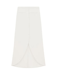 Ellipse tailored long Skirt - Heritage White