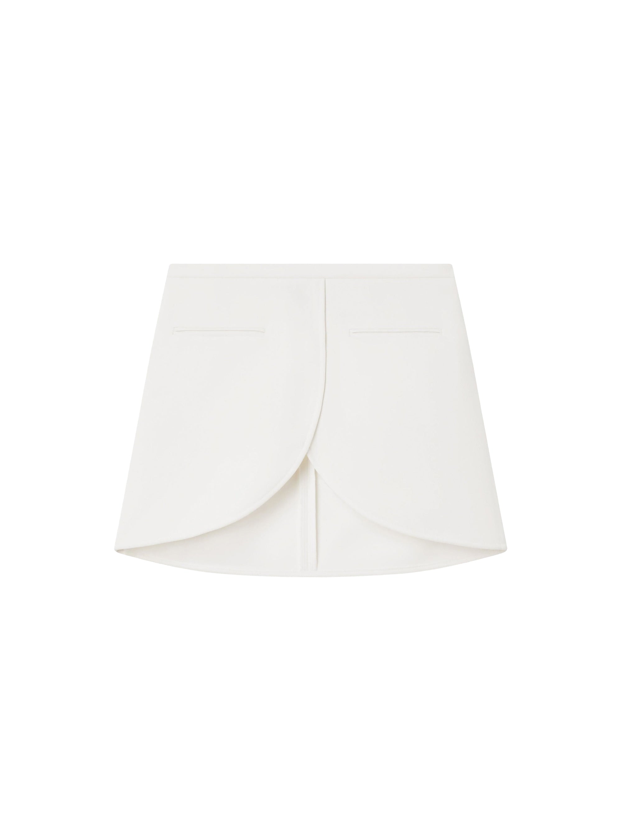 Ellipse twill mini Skirt - Ecru