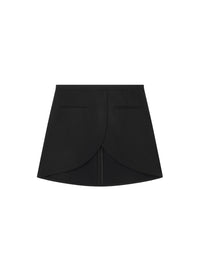 Ellipse heritage crepe mini Skirt - Black