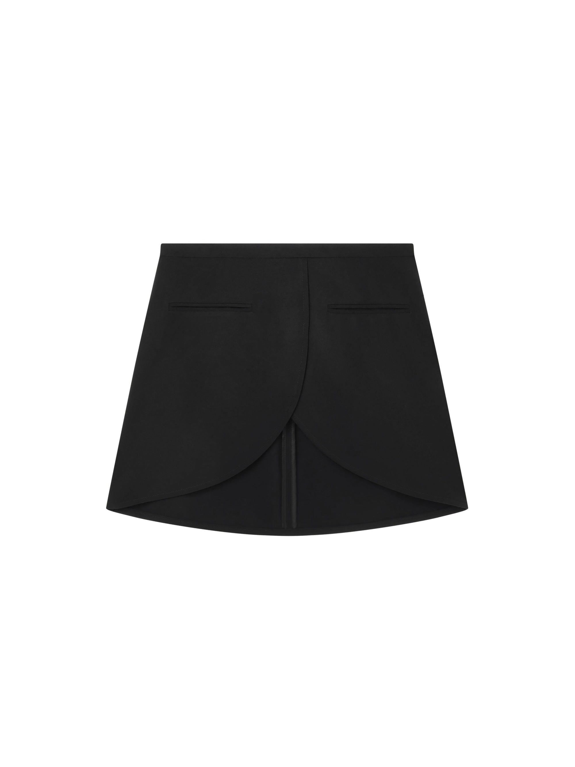 Ellipse heritage crepe mini Skirt - Black