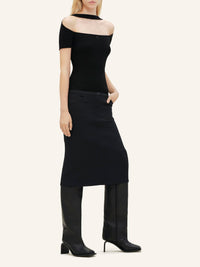 Workwear twill Skirt - Black
