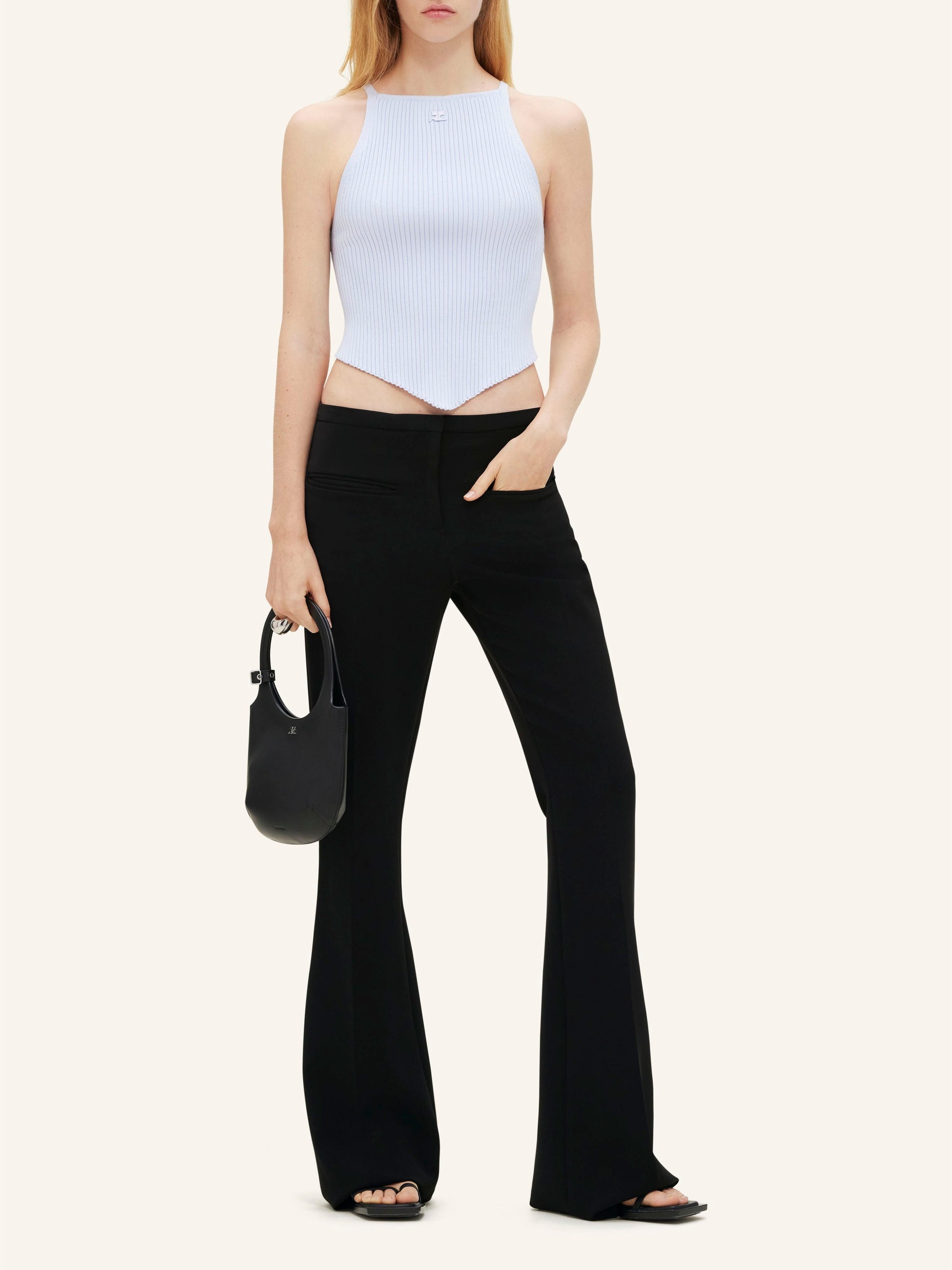 Heritage tailored bootcut Pant - Black