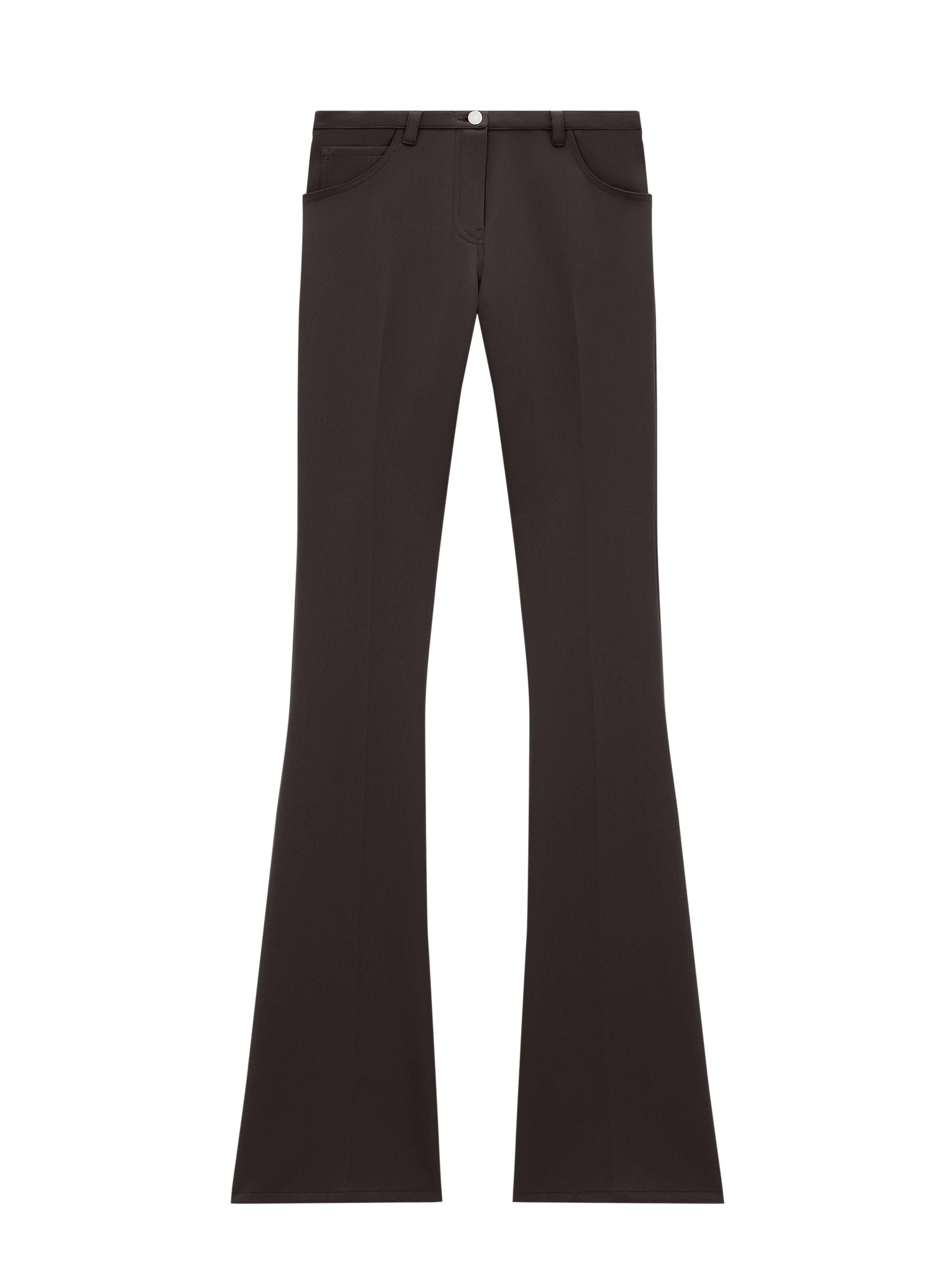 Relax twill bootcut Pant - Mud Brown