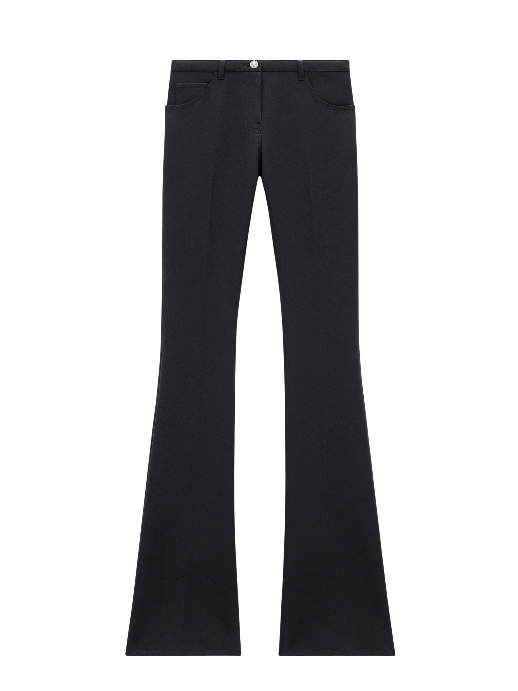 Relax twill bootcut Pant - Black