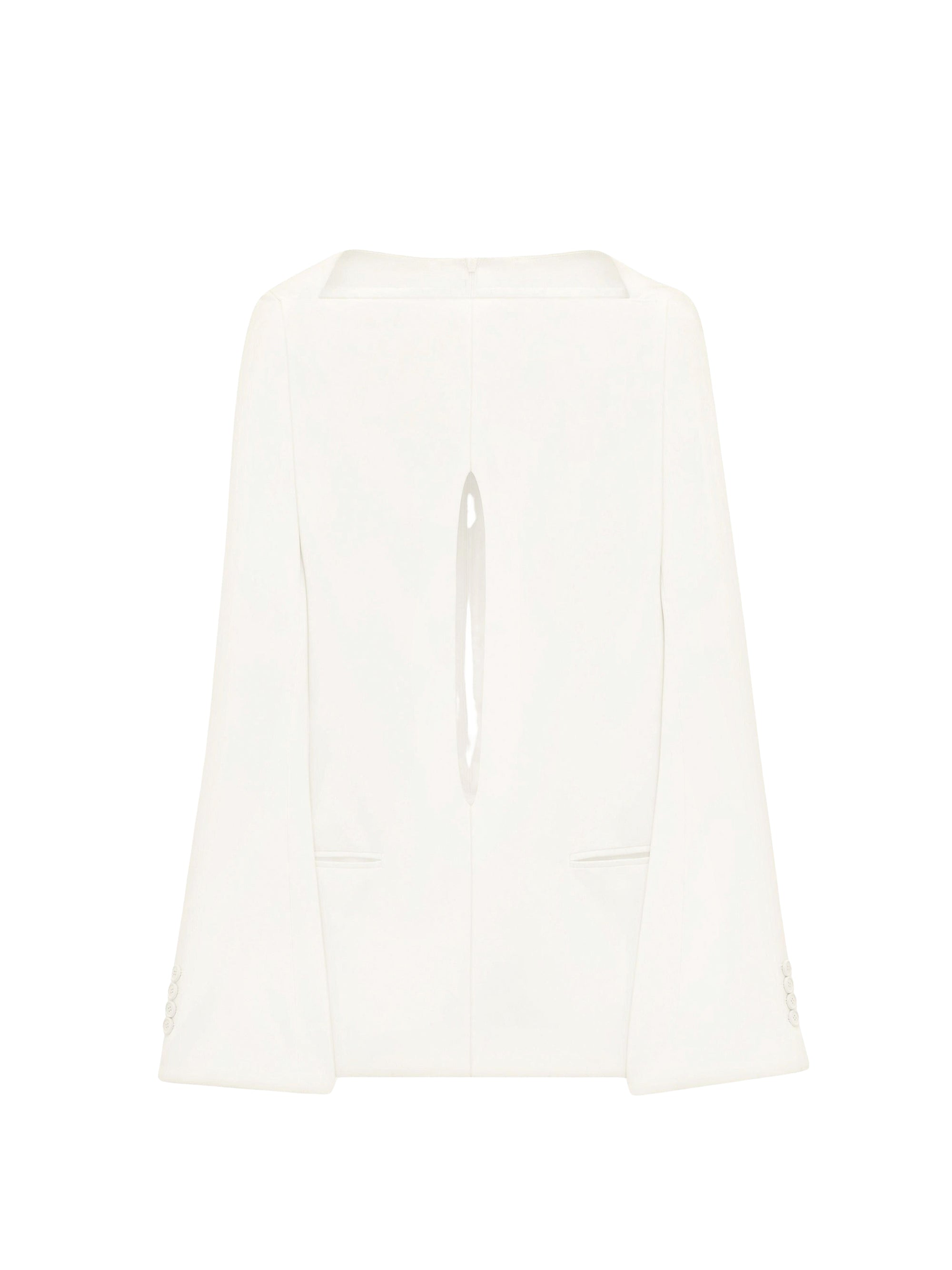 Cut out tailored Tunic - Heritage White