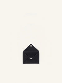Folded tejus stamped leather Cardholder - Black
