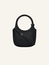 Holy tejus stamped leather Bag - Black