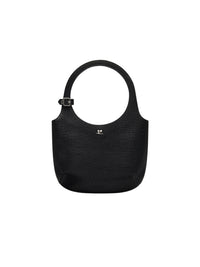 Holy tejus stamped leather Bag - Black