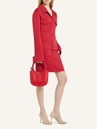 Holy leather Bag - Ruby