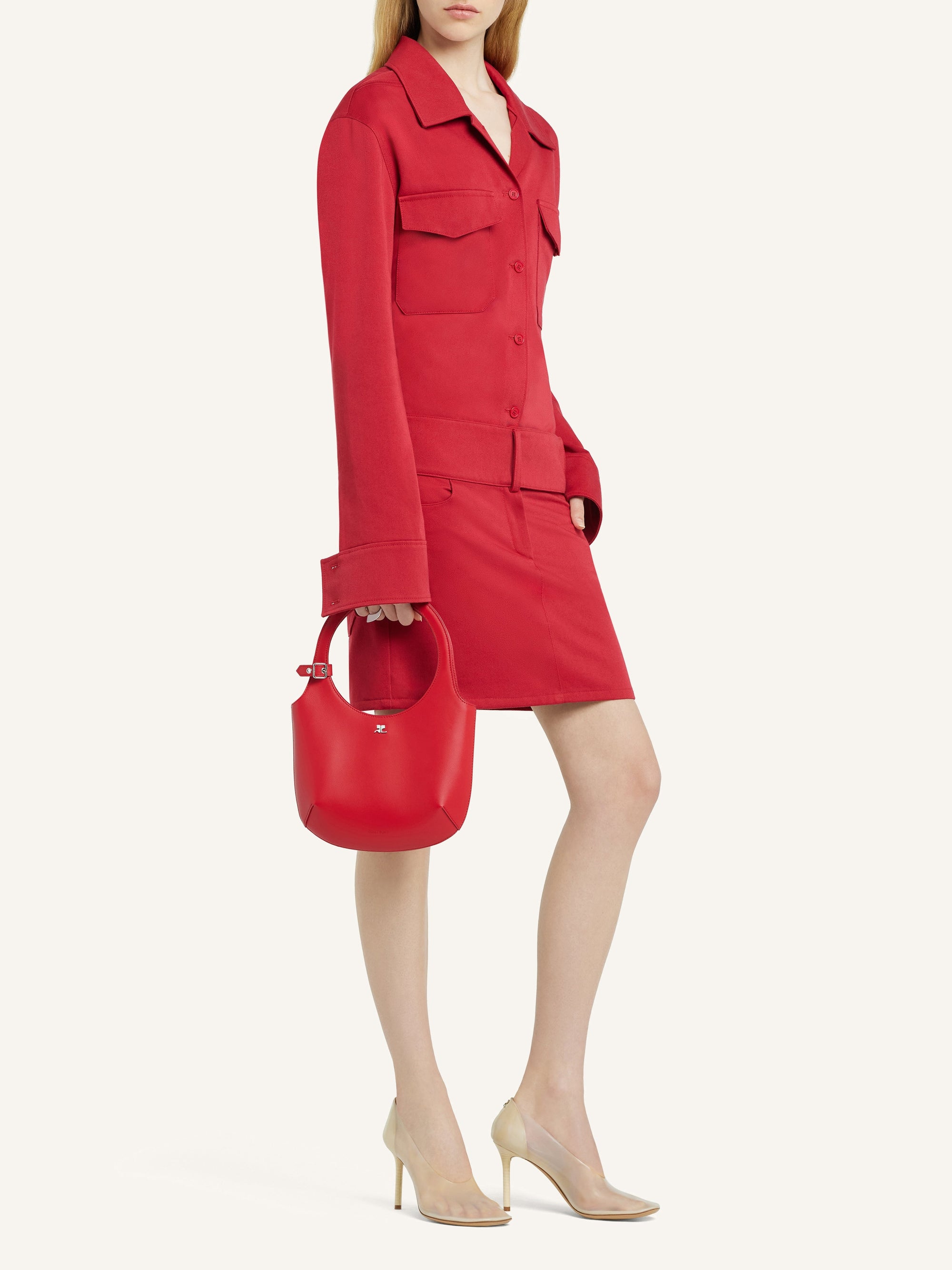Holy leather Bag - Ruby