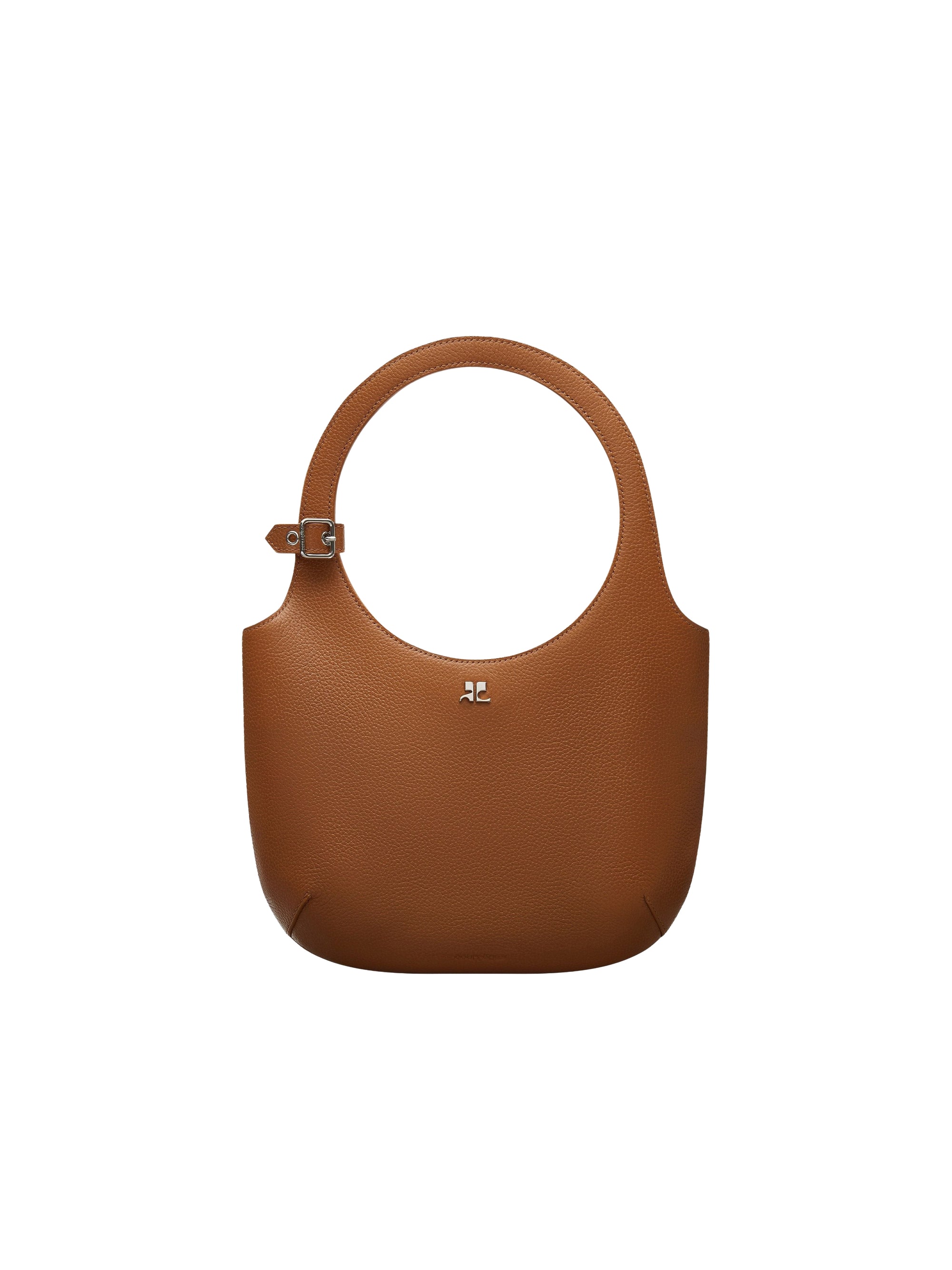 Holy grained leather Bag - Tabac