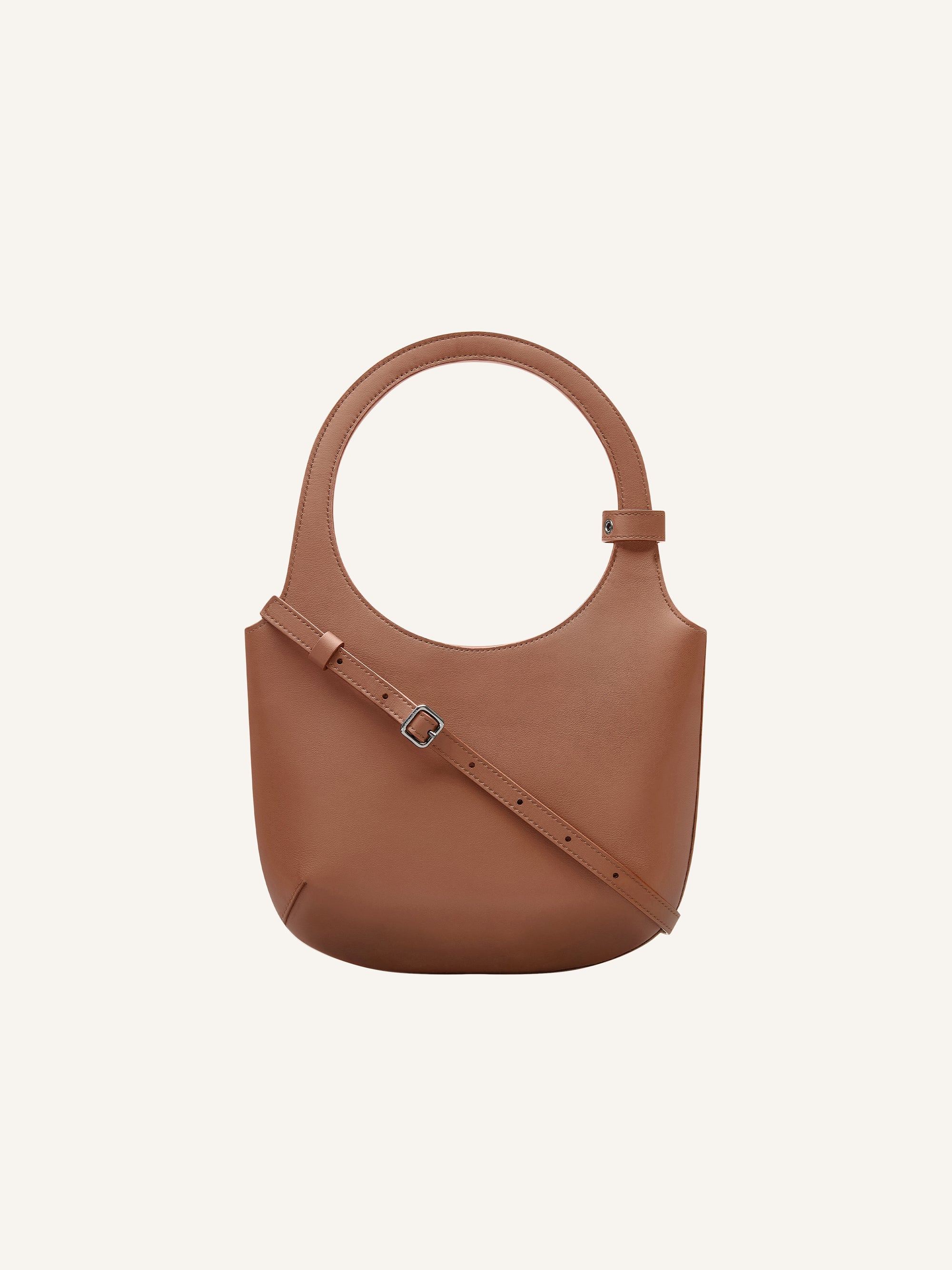 Holy grained leather Bag - Toffee