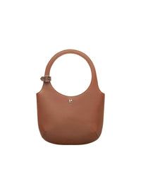 Holy grained leather Bag - Toffee