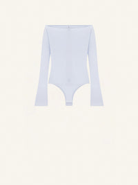 Drop zipped crepe jersey Bodysuit - Ether