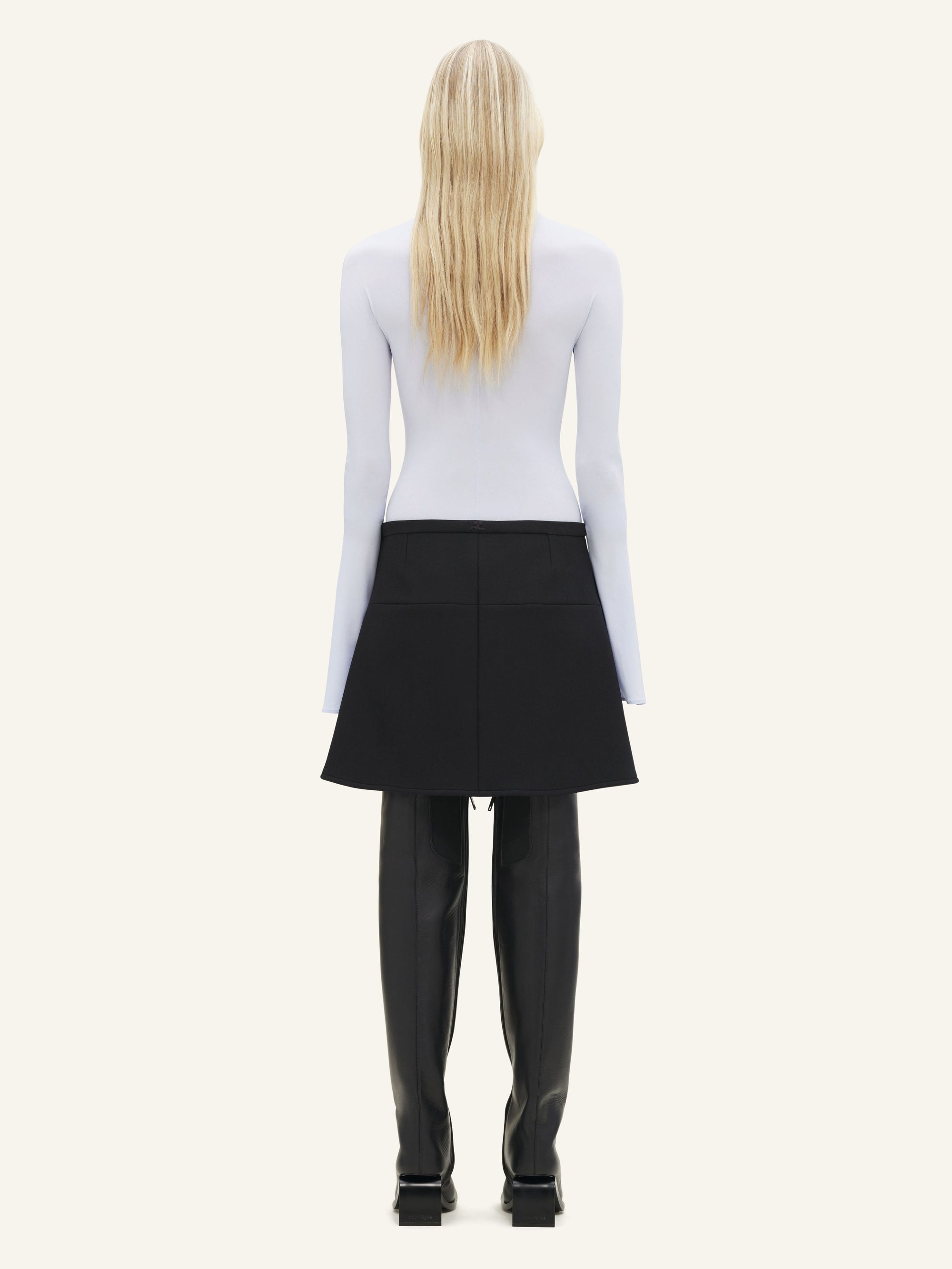 High neck crepe jersey Bodysuit - Ether