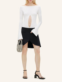 Drop jersey Bodysuit - Heritage White