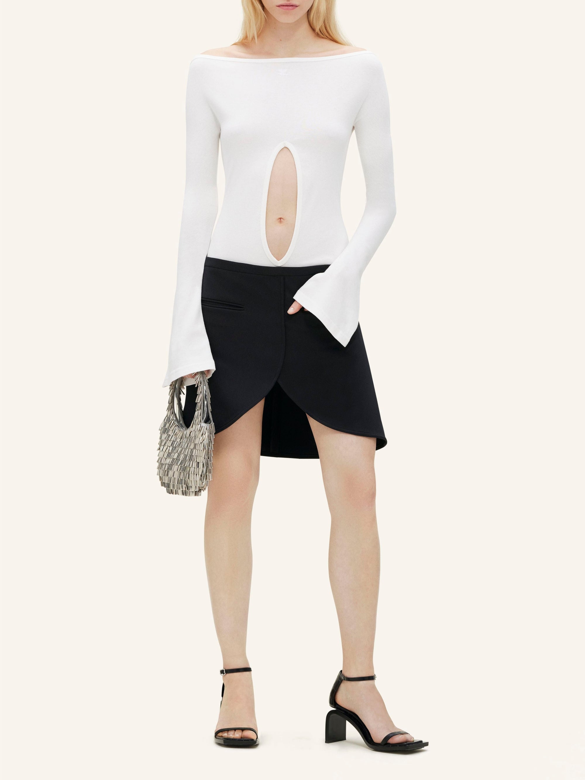 Drop jersey Bodysuit - Heritage White