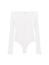 Drop jersey Bodysuit - Heritage White