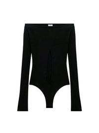 Drop jersey Bodysuit - Black
