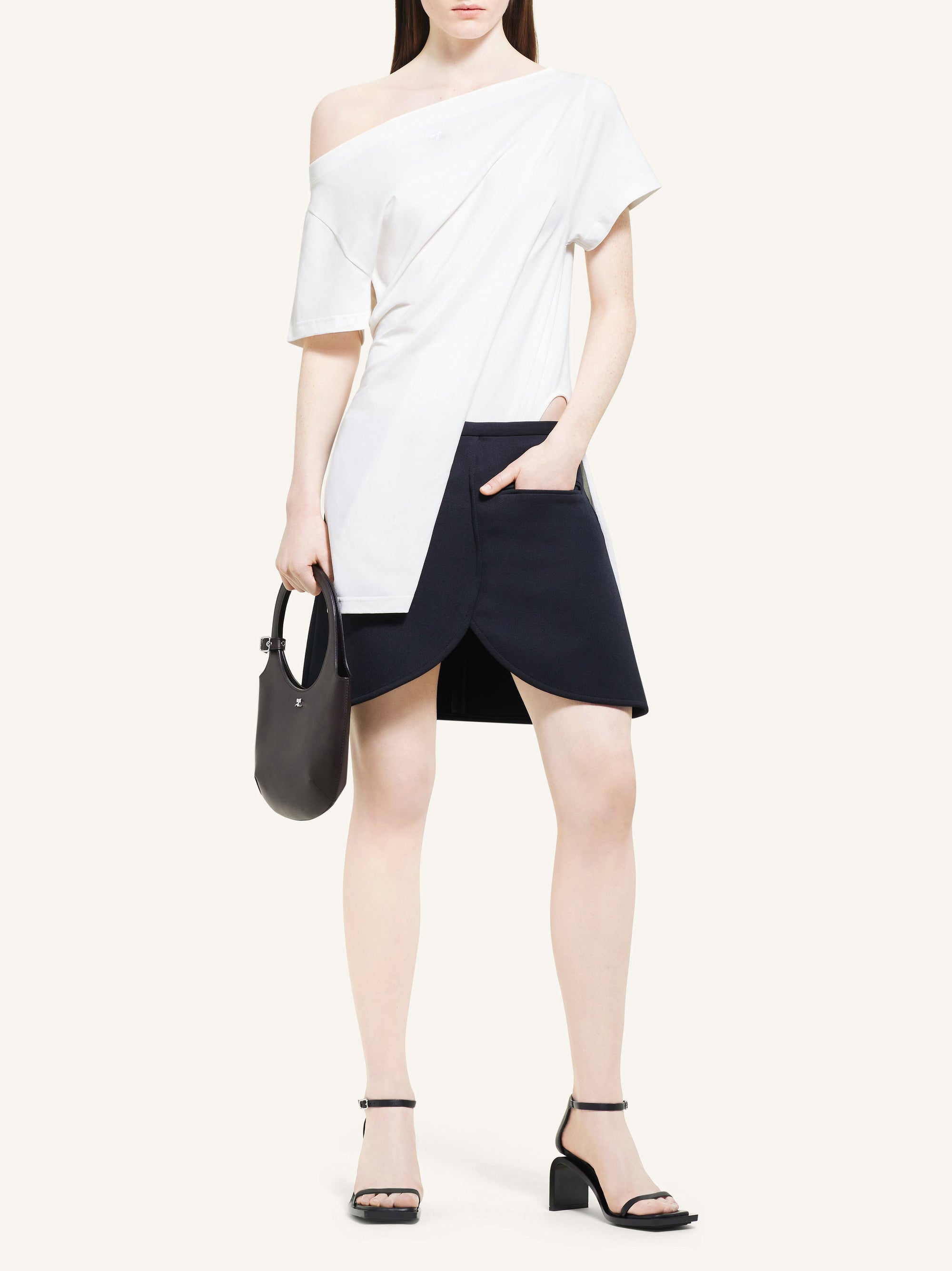 Boat neck cotton Body - Heritage White