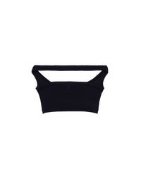 Hyperbole 90's rib Bra - Black