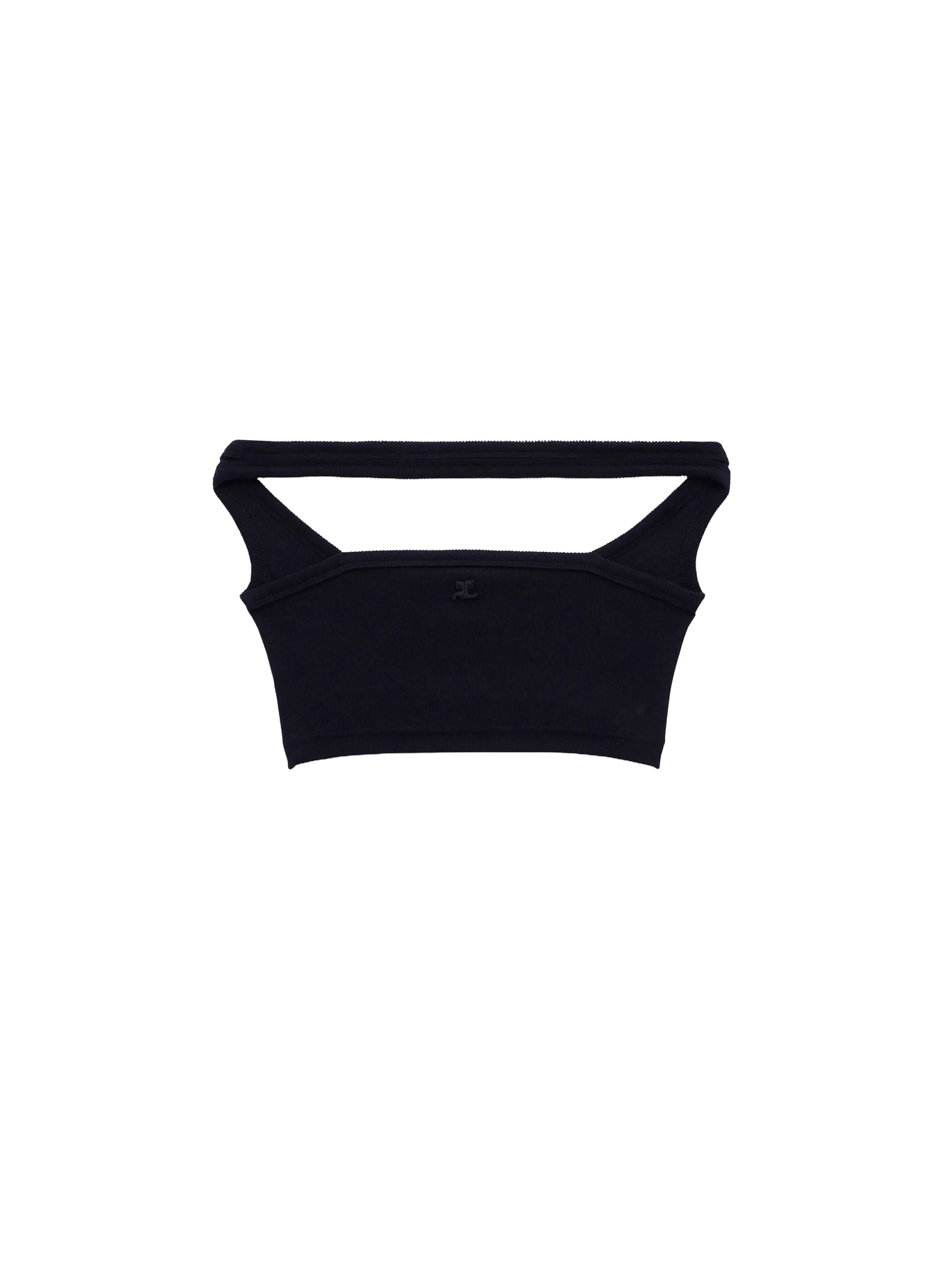 Hyperbole 90's rib Bra - Black