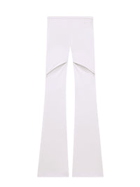 Ellipse zipped crepe jersey bootcut Pant - Mist