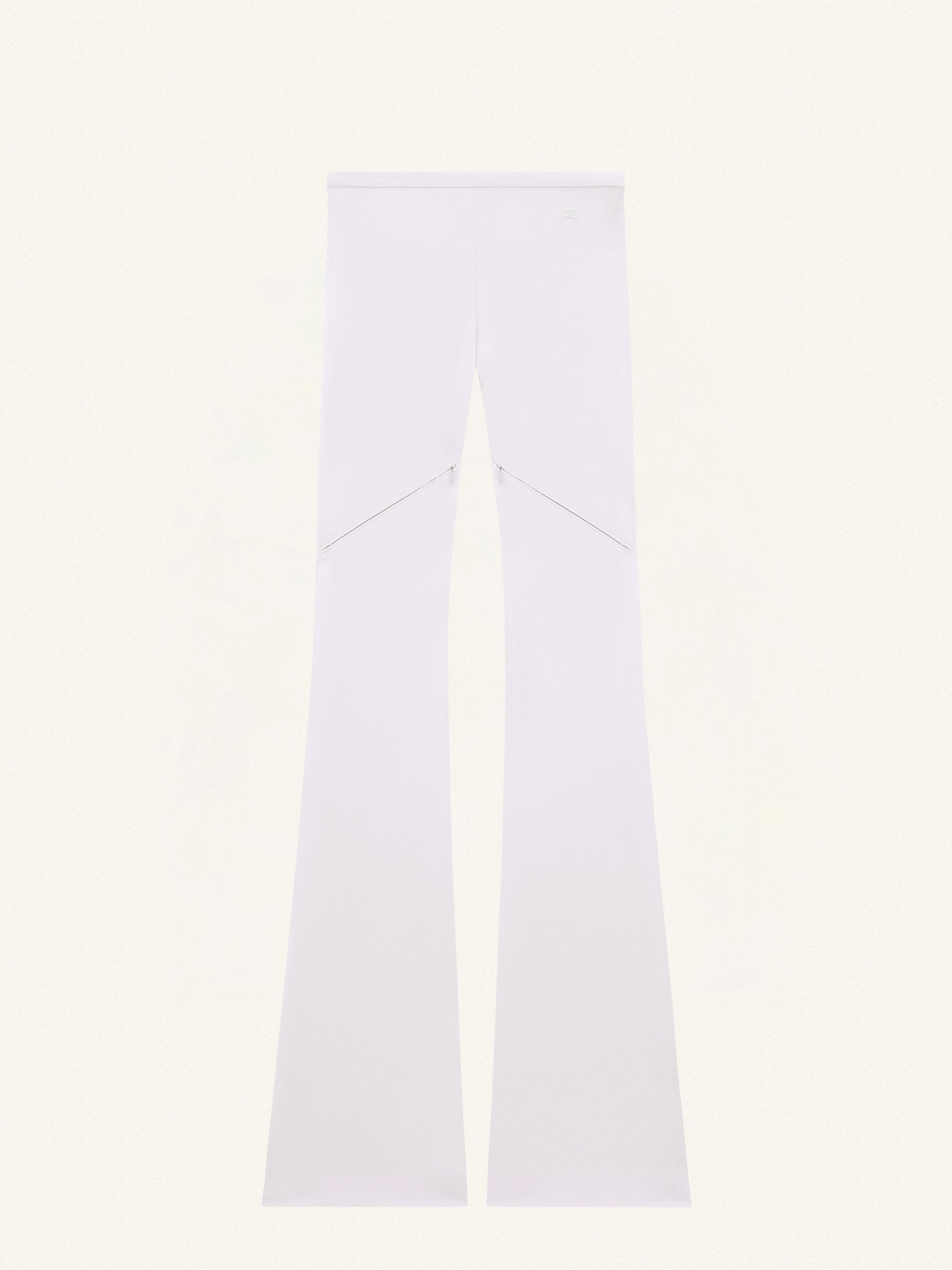 Ellipse zipped crepe jersey bootcut Pant - Mist