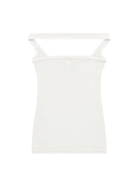 Hyperbole 90's rib Top - Heritage White