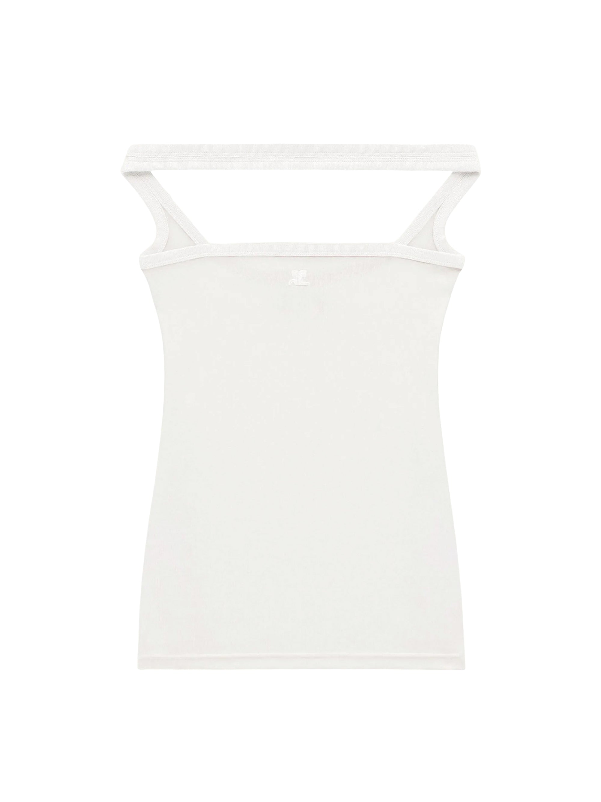 Hyperbole 90's rib Top - Heritage White