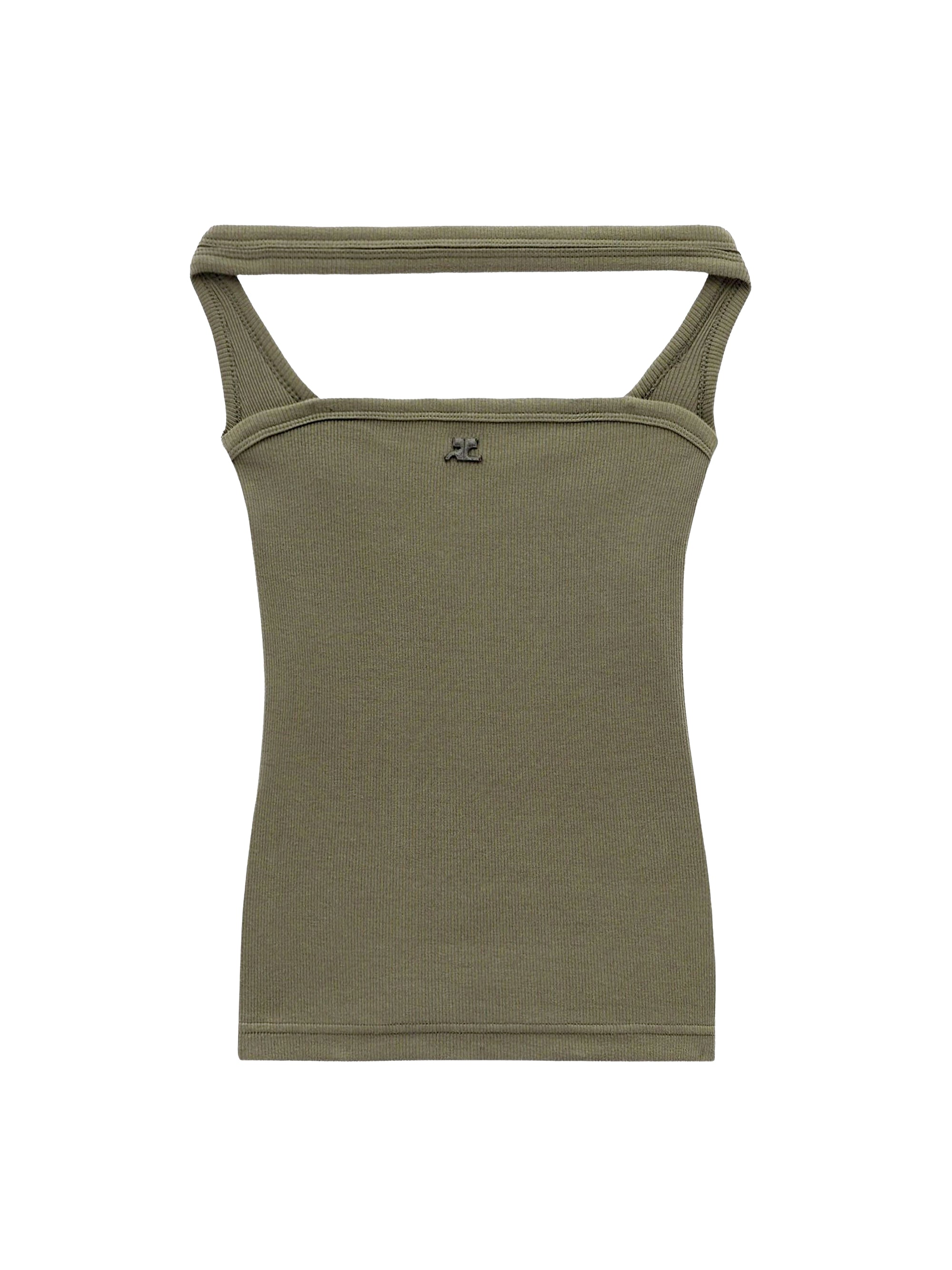 Hyperbole 90's rib Top - Camouflage Green