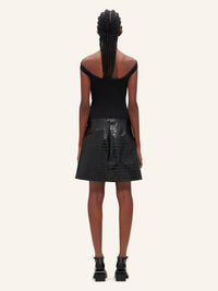 Hyperbole 90's rib Top - Black