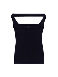 Hyperbole 90's rib Top - Black