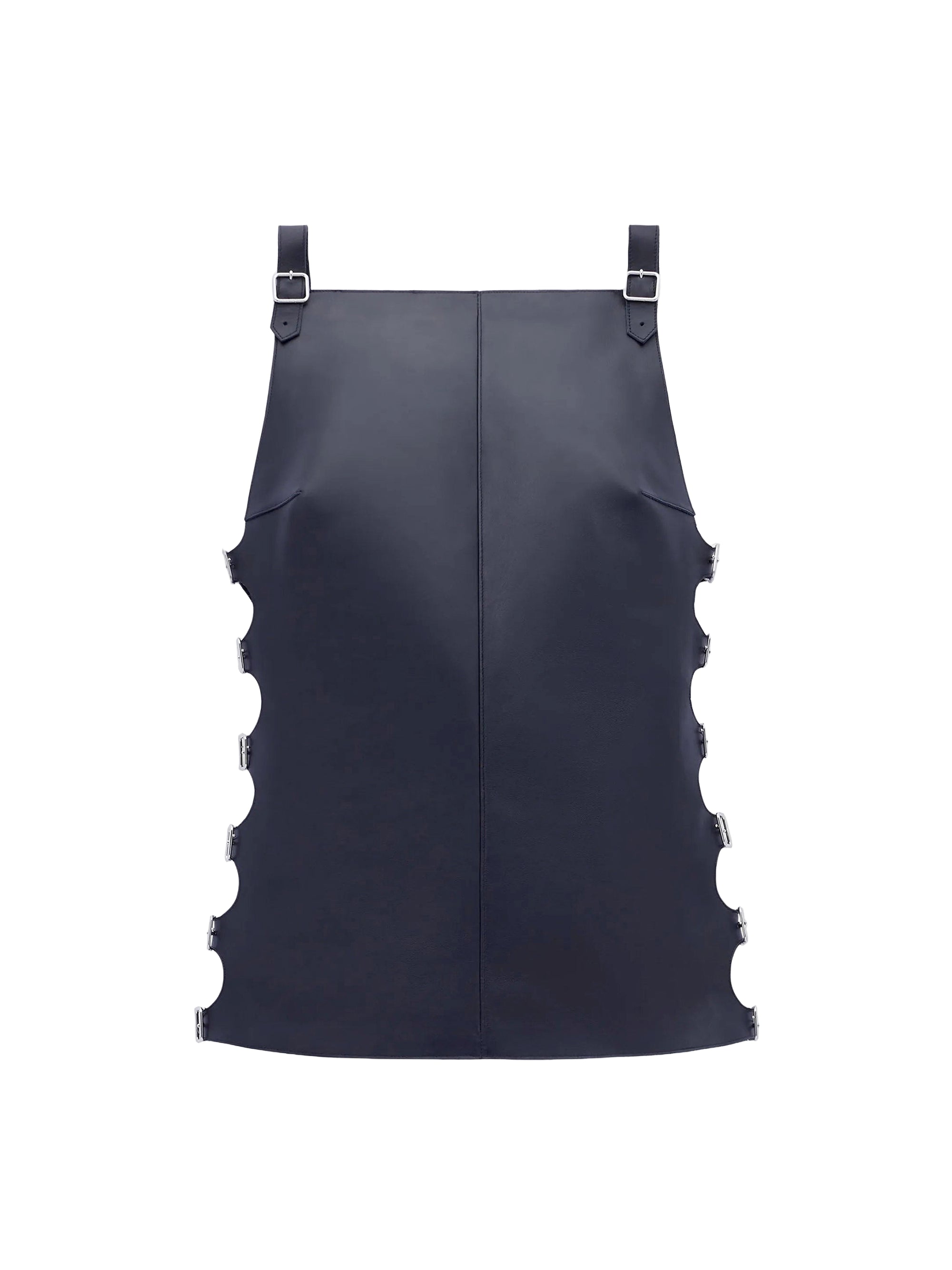 Multi sangle leather Top - Black