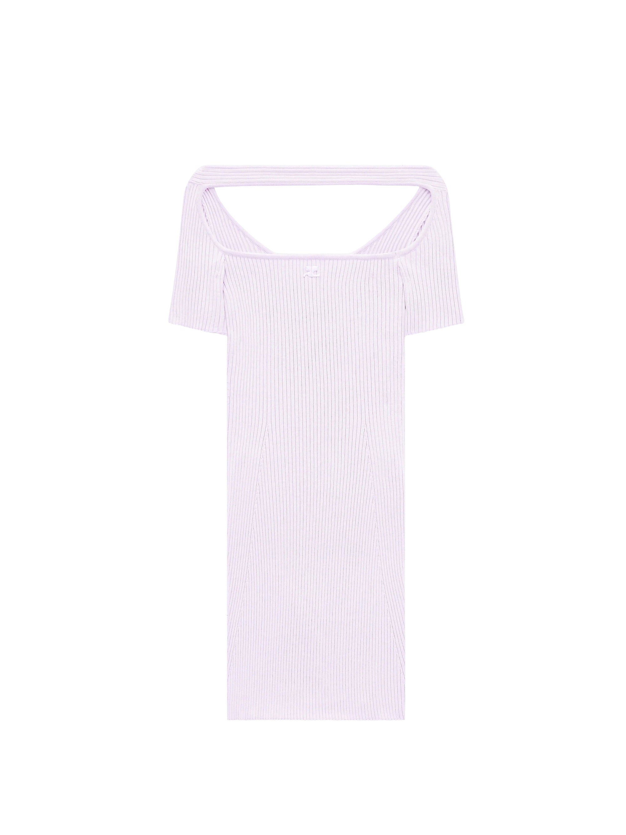 Hyperbole rib knit mini Dress - Mist