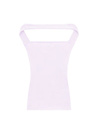 Hyperbole rib knit Top - Mist