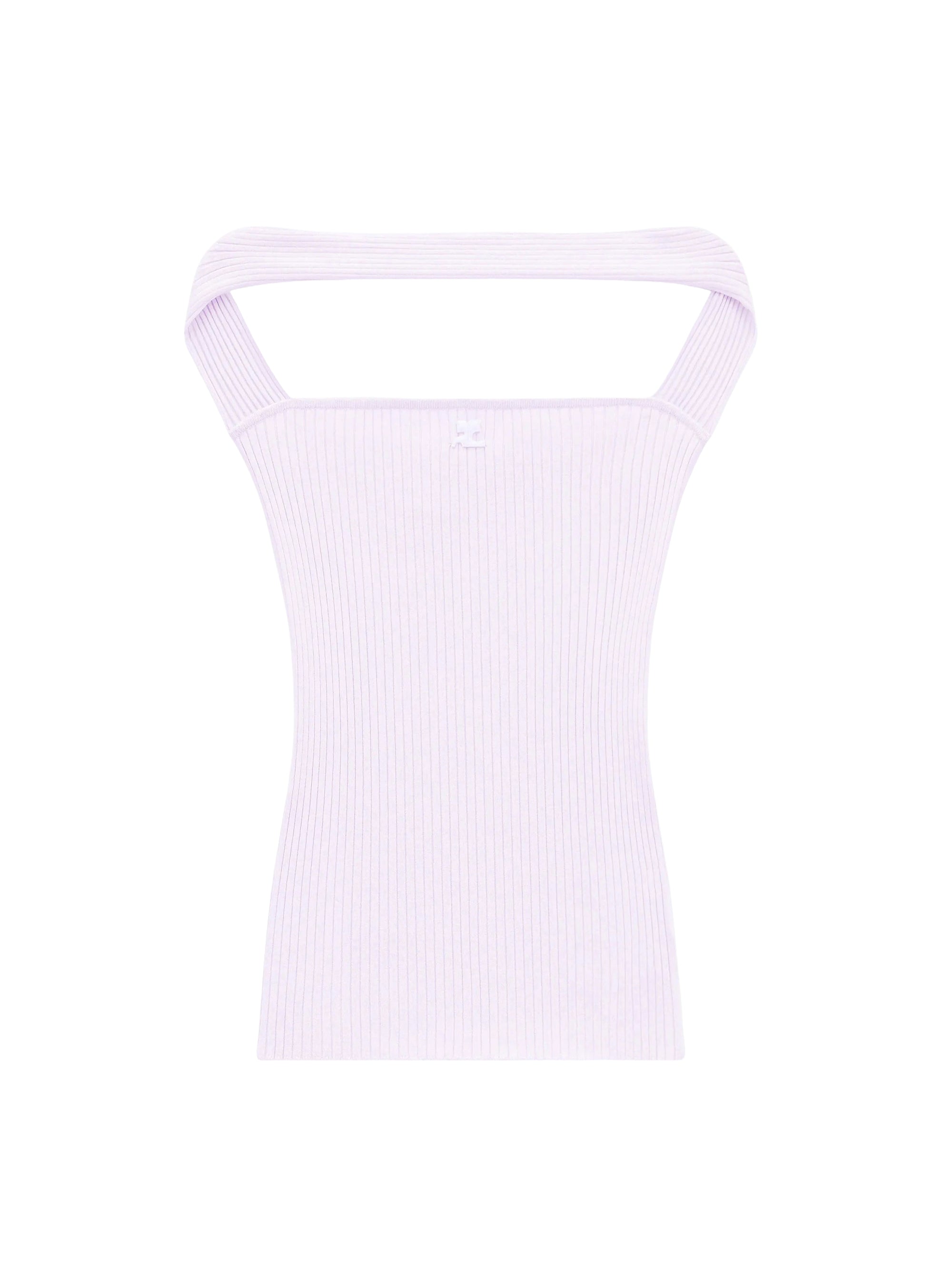 Hyperbole rib knit Top - Mist
