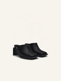 Stream leather Mules - Black