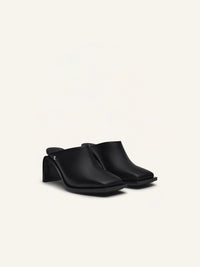 Stream leather Mules - Black