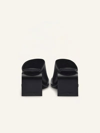 Stream leather Mules - Black