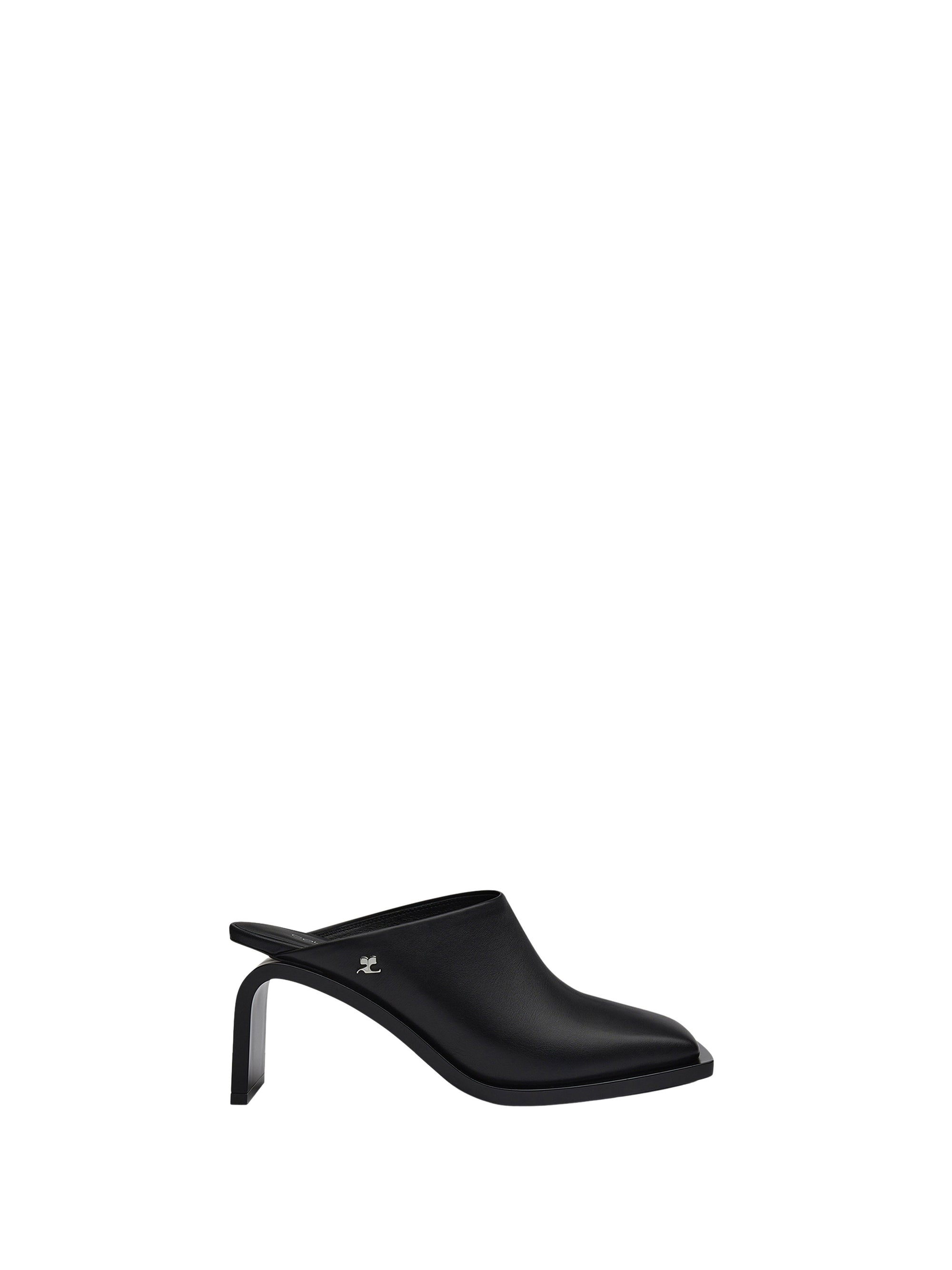 Stream leather Mules - Black